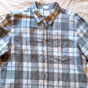 Gap XL long sleeve linen blend shirt